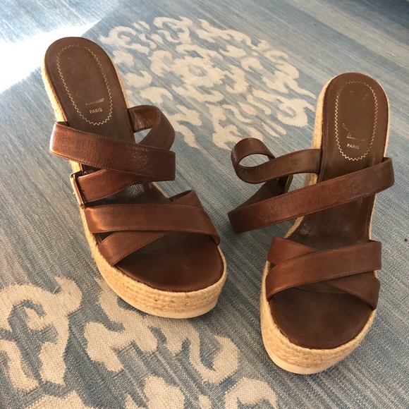 Yves Saint Laurent Shoes - YSL wedge espadrille shoes